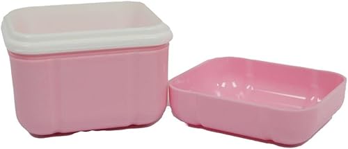 Miniatura 2 de Estuche de baño para dentaduras postizas con canasta, contenedor de almacenamiento para dentaduras, tirantes transparentes, protector nocturno y