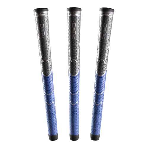 Winn DriTac Standard Golf Grip, Tacky Non-Slip Feel, 3 Pack