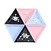 30 Pcs Plastic Triangle Sorting Trays 3 Colors Triangle Containers Picking Plates for DIY Nail Art Diamond Rhinestones Beads Gems Organizer