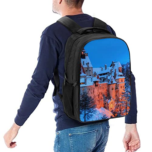 Mochila Castle Classic 3D cool de moda urbana con gran capacidad 5