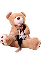 MAKOSAS MKS XXL Teddybär Groß | 340 cm Kuschelbär | Riesen Teddy mit strapazierfähigem Reißverschluss | Großer Teddybär mit plüschigem Polyester | Hypoallergenes Kuscheln mit XXL Kuscheltier – Ansicht 2