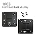 GinTai for Intel NUC Vesa Adapter Mount Bracket to Attach NUC Mini PC Computer to The Back of a Monitor Mounting Plate Not Skull or Hades(With 8pcs Screws) Intel NUC 4 5 6 7 8 10 11 13 General purpose