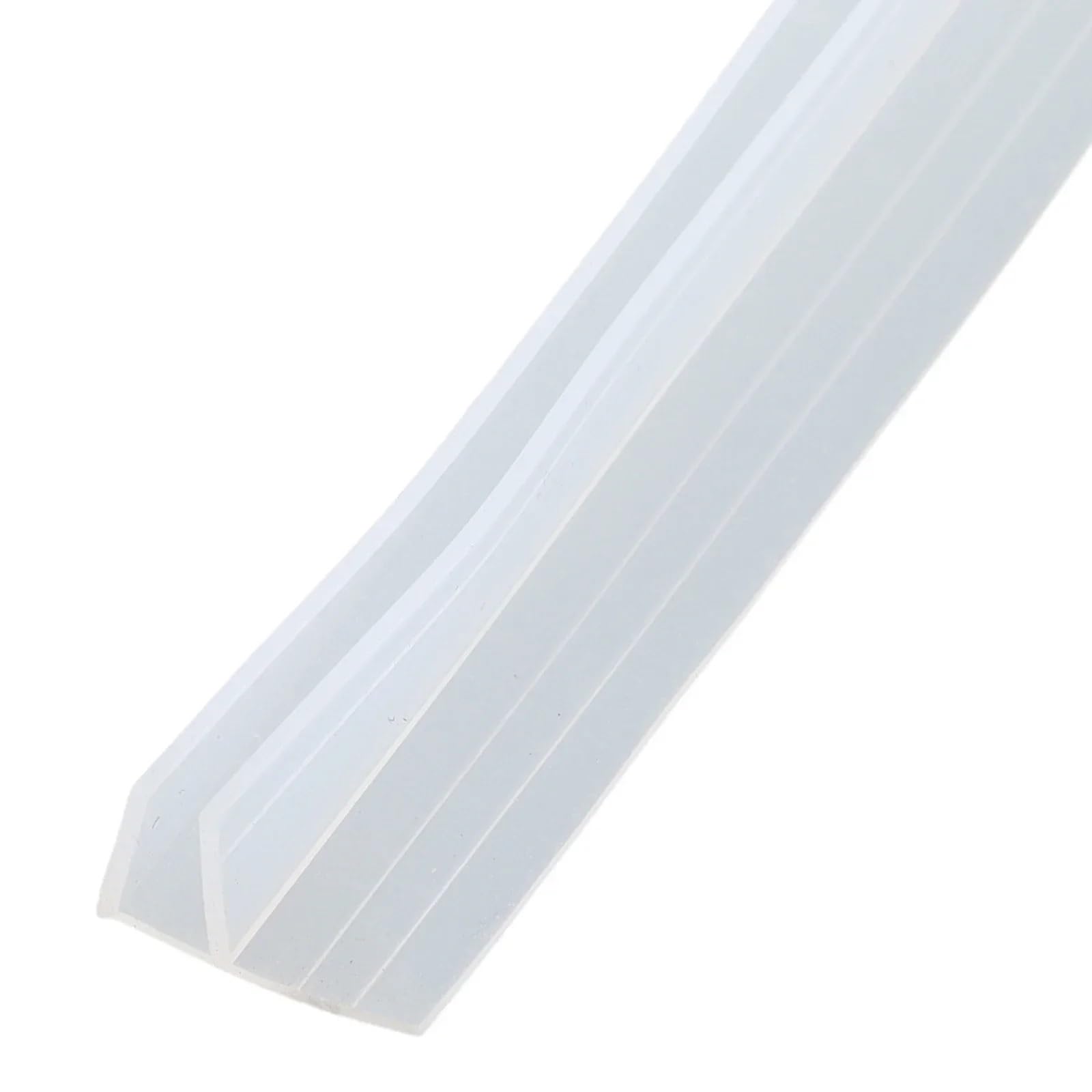 6 m einfach zu installierender Dichtungsstreifen for Schiebetüren, transparent, mm Breite, Badezimmer-Glastüren, Zubehör, F-Form for Badewanne für Duschtüren, Glas