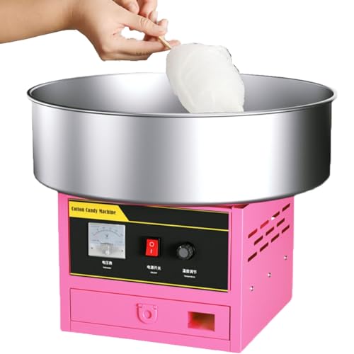 Macchina per Zucchero Filato per Bambini, Macchina Elettrica Portatile per Zucchero Filato con Riscaldamento Elettrico Efficiente, per la Casa, Compleanno, Festa in Famiglia, Natale,Metalirontype
