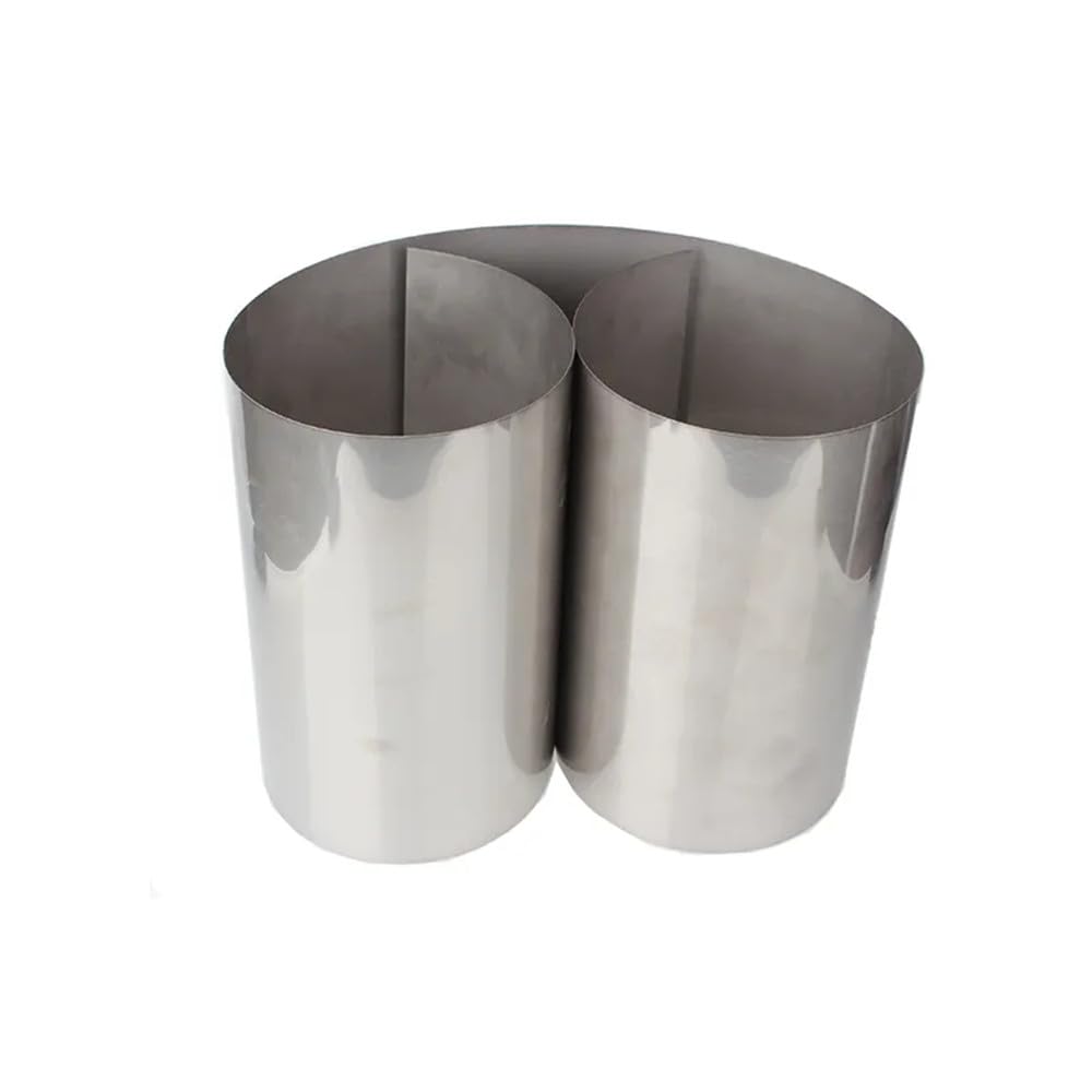 Gr2 Titanium Foil Silver Thin Ti Sheet High Purity Metal Square Plate Sheet Foil Craft (0.1X240X1000mm, 1)