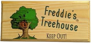 Personalised Treehouse Sign, Custom Treehouse Plaque, Keep Out Signs, Treehouse Name Plaque, Childrens Treehouse Sign