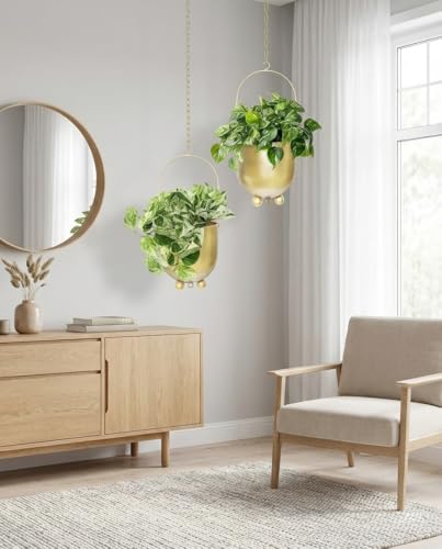 Pots de fleurs pour mur et plafond de 16 cm : le set de suspensions AceList - 7