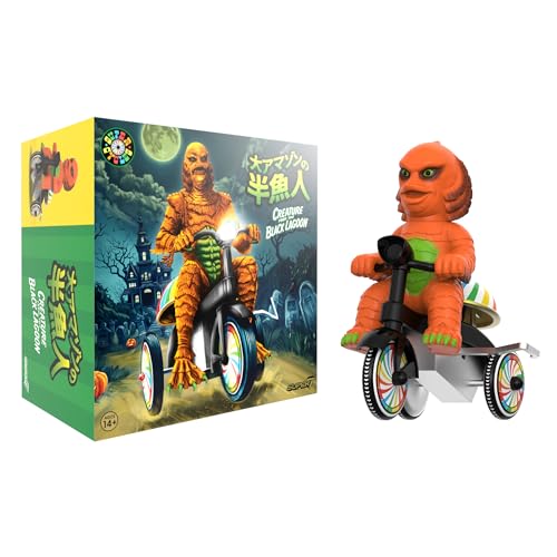 Super7 Universal Monsters Super Cycles - Creature from The Black Lagoon (Orange & Black) Action Figure