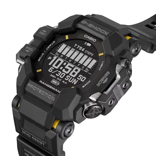 Image of G-Shock Casio Master of G Land Rangeman Black Resin Watch - GPRH1000-1