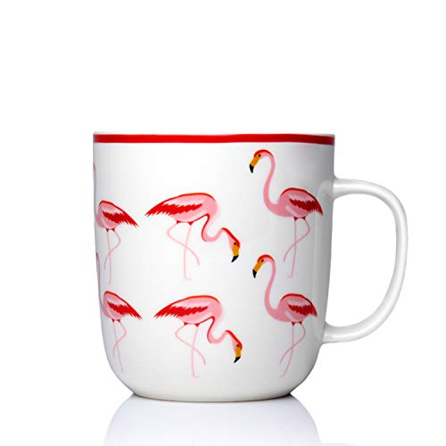 Sabichi Flamingo - Taza (porcelana), diseño de flamencos