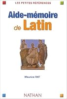 Aide-mémoire de Latin 2091838055 Book Cover