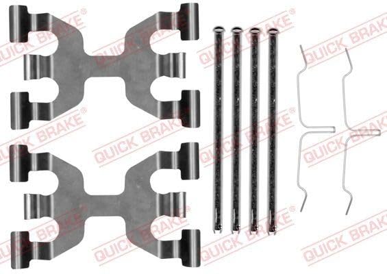 QUICK BRAKE 109-1121 Kit Accessori Pastiglie Freno – Compatibile Con Renault Clio IV, Twingo III, Fiat 500, Dacia Sandero, Toyota Yaris E Altri - 2