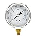 2 Pack of Liquid Filled Lower Mount Pressure Gauge with 4