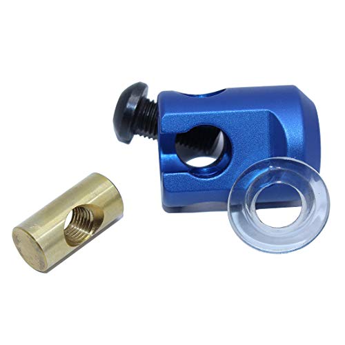 HRCHCG Archery Quick Disconnect Mounting Bracket Quick Detach Removeable Compound Recurve Bow Stabilizer Joint Outdoor Shooting Hunting (Blue)