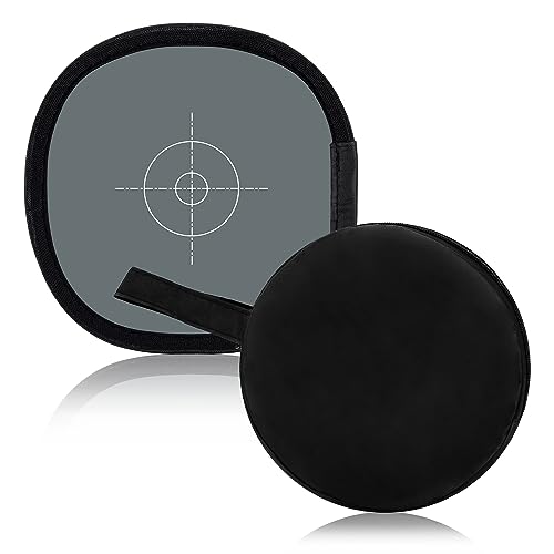 Grey Card Double Face White Balance Card Foldable Photography Gray Card 18% Exposure Gray Reflectance Reflector Balance Focus Board Calibration Charts 20cm