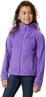 Columbia Baby Girls Benton Springs Fleece Jacket, Grape Gum, Medium
