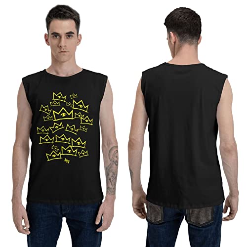Capital Steez Tank Tops Boys Summer Novelty Crew Neck Sleeveless Shirts Black #TOP5
