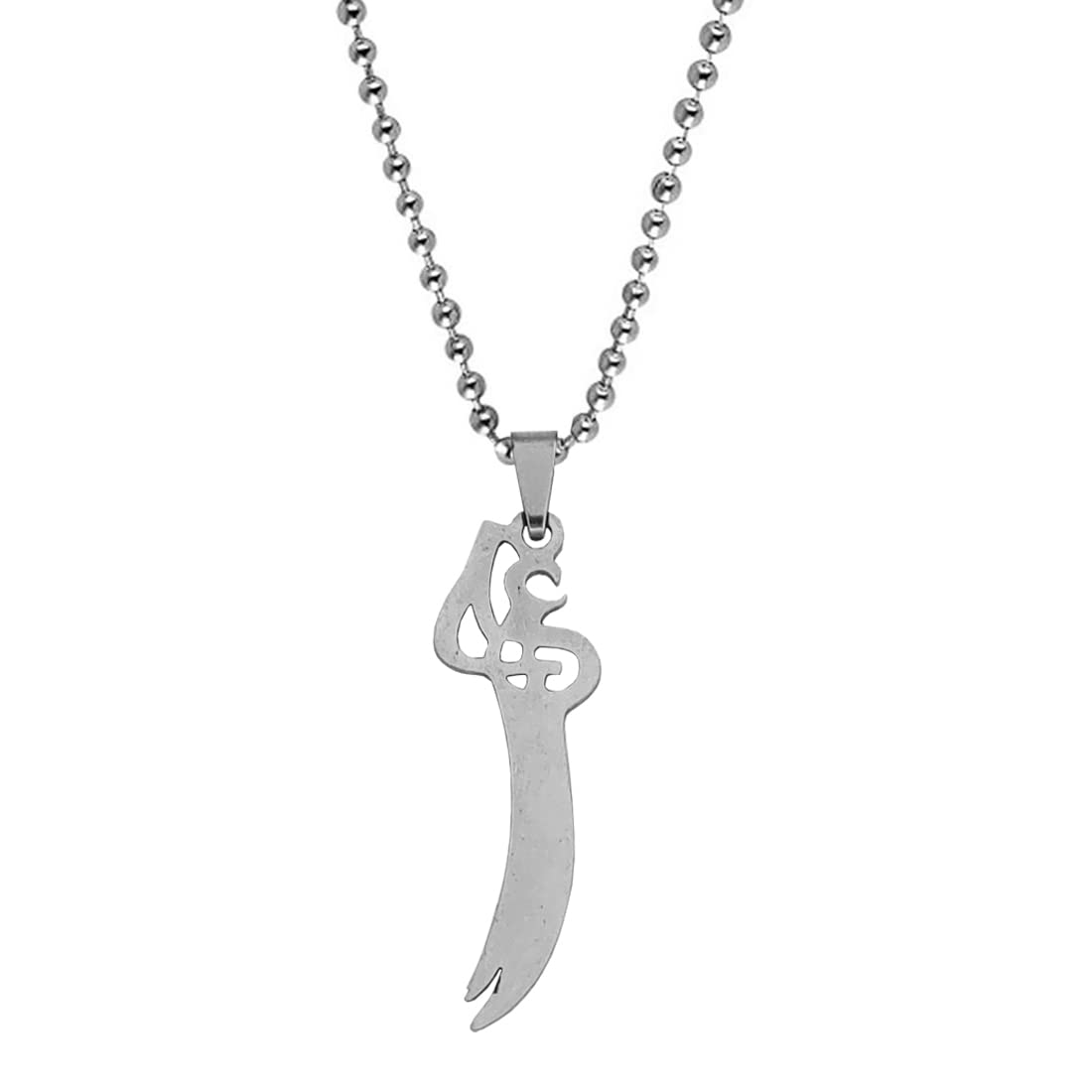 Fashion Man Biker Jewelry Biker Style Sword Boyfriend Gift Locket with Chain Silver Stainless Steel Fashion Man Biker Jewelry Pendant Necklace Chain for Men and Women-image-22