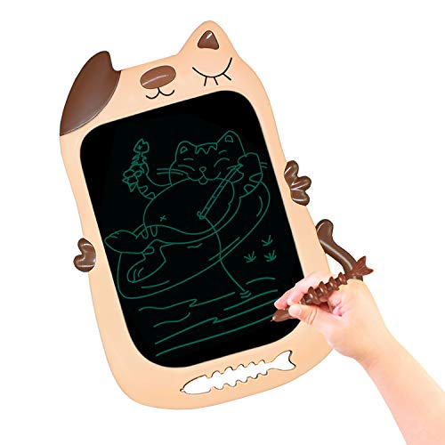 Drawing Tablet for Boys and Girls Aged 6 7, E-Writer Toys for Boys LCD Electrical Drawing Pad Educational Toy for Boys 3 4 5 Year,8.5 inch Brown
