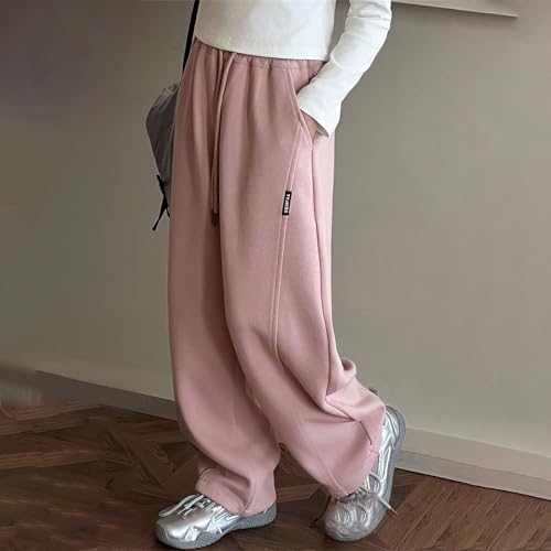 Boys Girls Sweatpants Baggy Jogger Pants Drawstring Elastic Waist Soft Stretchy Casual Streetwear Cute Trousers3