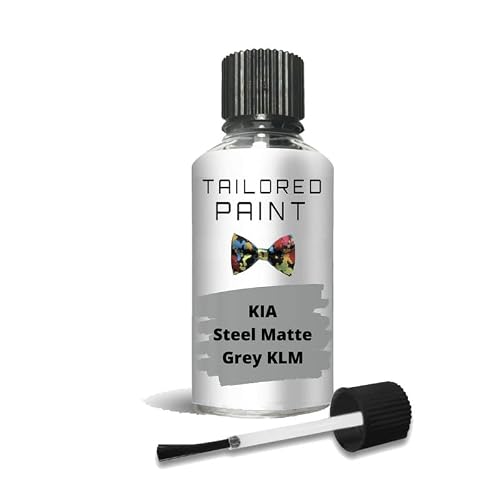 For KIA 2000-Present Steel Matte Grey KLM Touch Up Paint Pen Scratch Chip Repair(Touch Up Paint)
