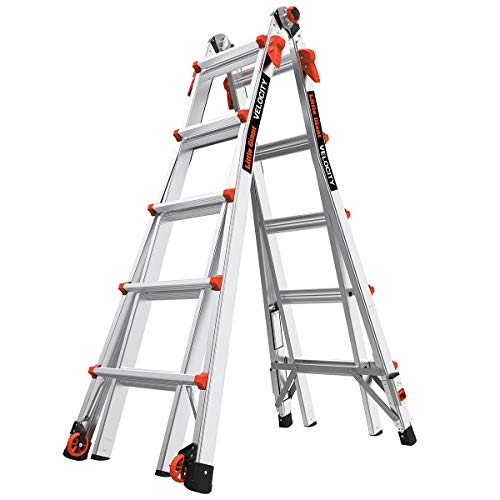 Little Giant Ladder Systems 15422-801 Velocity 22 Type IA w/Ratcheting Levelers