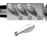 Do-It Egg Sinker Mold 5 oz (3 Cavity Total) Casts 3-5 oz Bank Sinkers Do it Mold 1109 BK-3-5