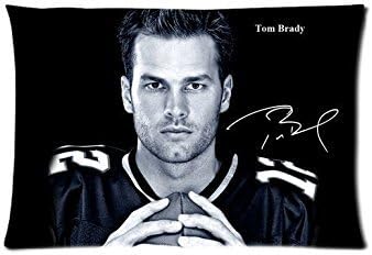 Custom Tom Brady Home Decorative Pillowcase Pillow Case Cover 20x36 Two Sides Print