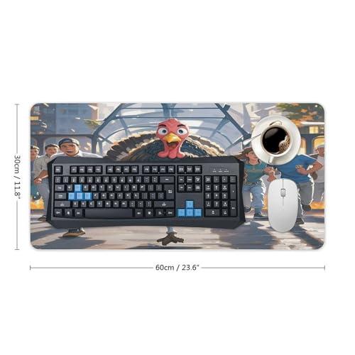 Mouse Pad Grande de Goma Antideslizante 30x60 cm miniatura 2