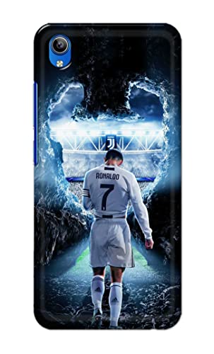 Image of Printed Hard Back Cover Case for Vivo Y1s 2020 Back Cover (Footbal Legend) -1302