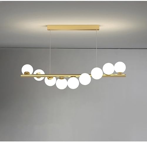 KXEcoLife Nordic Chandelier for Dining Room en Decor Office Shop Kitchen Long Table Pendent Lamp Indoor Led Light Fixtures