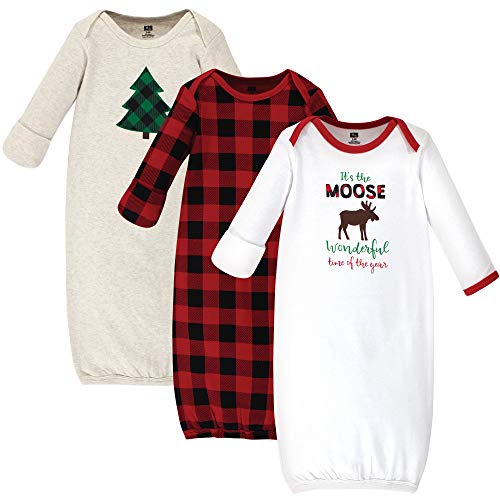 Image of Hudson Baby baby-girls Cotton Gowns