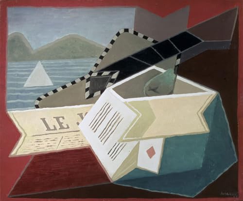 Affiche toile une guitare face à Juan Gris pour exprimer votre passion de l'art