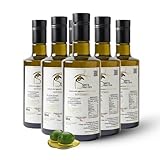 Sierra del Oro Aceite de Oliva Virgen Extra NOVIEMBRE Pack 6x500 ml | Cosecha Exclusiva de Jaén | AOVE Picual Verde Intenso | Aceituna Recogida en Nocturno | Producción Limitada | Máxima Calidad