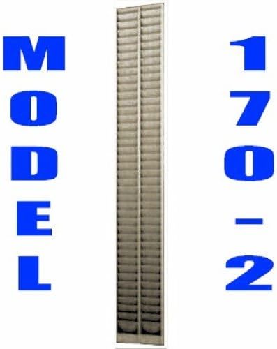 VICS Portrait Swipe Card Badge Rack, Patriot Model 170-2, 80 Slots-Almond