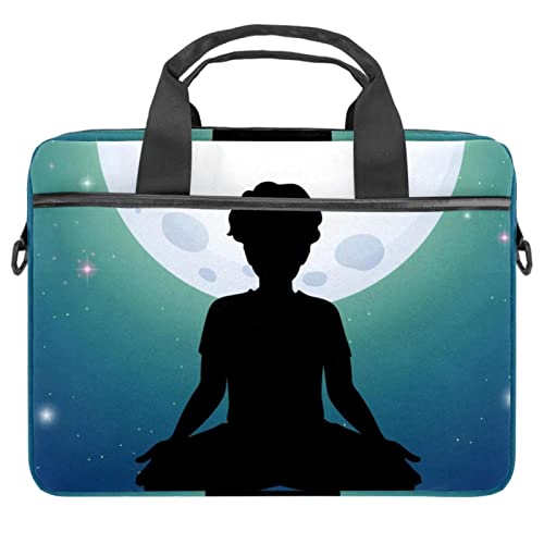 Sac d'ordinateur 13 pouces Man Meditating anti-choc pour protéger votre PC portable