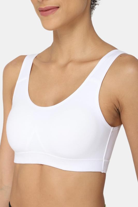 Image of Intimacy Active Sports Bra for Women Medium Coverage, Non-Wired, Non-Padded, Seamless, Stretchable Comfortable Support Activewear for Women