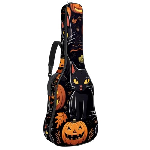Housse guitare acoustique élégante pour vos cours de musique et répétitions d'Halloween