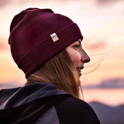 Image of 100% Merino Wool Cuff Beanie - Warm Winter Hat - Novelty Beanie - Toque