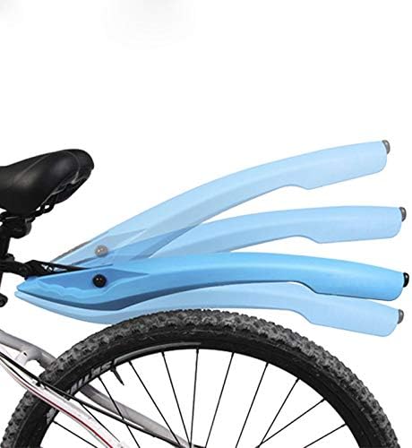 バイクマッドガード、マウンテンバイクフェンダー用マッドガード クイックリリース 自転車フェンダー リアライト付き サイクリングウィン