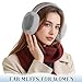 Pleneal Ear Muffs for Winter Women, Foldable Earmuffs Faux Fur Warm Ear Warmers for Women, Outdoor Cute Ear Covers for Girls