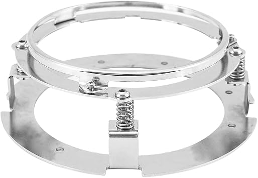 SUNPIE 5.75 inch Round Headlight Ring Mounting Bracket Compatible with H_arley Motorcycle Headlights LED Headlight Chrome Mount