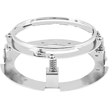 SUNPIE 5.75 inch Round Headlight Ring Mounting Bracket Compatible with H_arley Motorcycle Headlights LED Headlight Chrome Mount