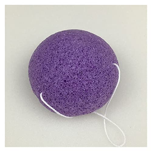 Preisvergleich Produktbild shengyuan 50 Teile / Satz Natürliche Konjac Kosmetische Puff Bambus Holzkohle Reinigungsmittel Sponge Gesichtsreinigungswerkzeug Glatte Schönheit Essential Konnyaku (Color : Purple 50pcs)