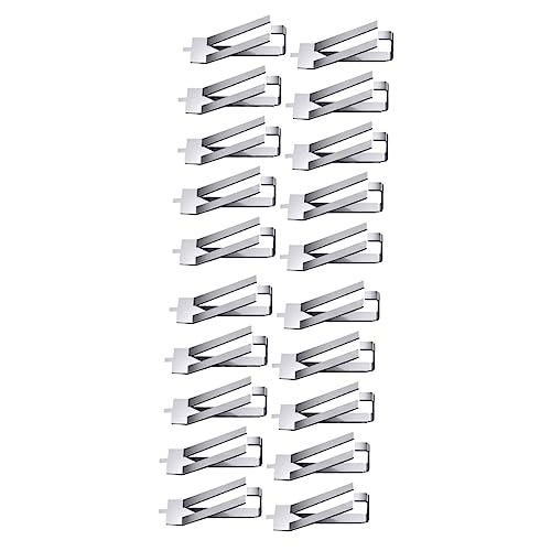 Mobestech 20pcs Spring Turn Clamps for Printer Glass Bed Stable Fixation Clips for Ender Pro Pro Glass Beds