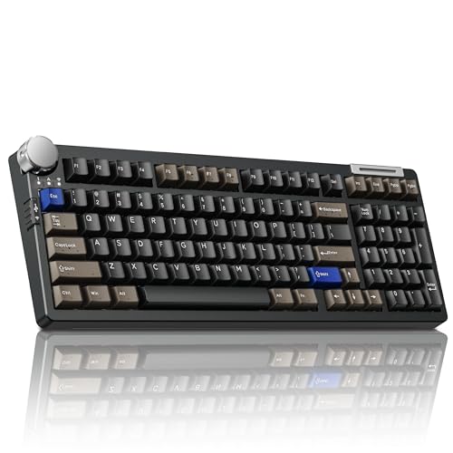 ZORNHER ZH980 Pro ���C�����X ���J�j�J���L�[�{�[�h ���^���m�u�t�� �t���T�C�Y Thocky Gaming Keyboard�A�i���o�[�p�b�h�t���N���[�~�[�L�[�{�[�h Thocky Switch QMK/VIA�Ή� ���g���u���b�N