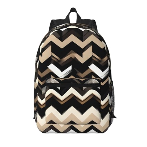 Sac à dos de voyage portable zigzag résout le manque de place sac quotidien 43 cm