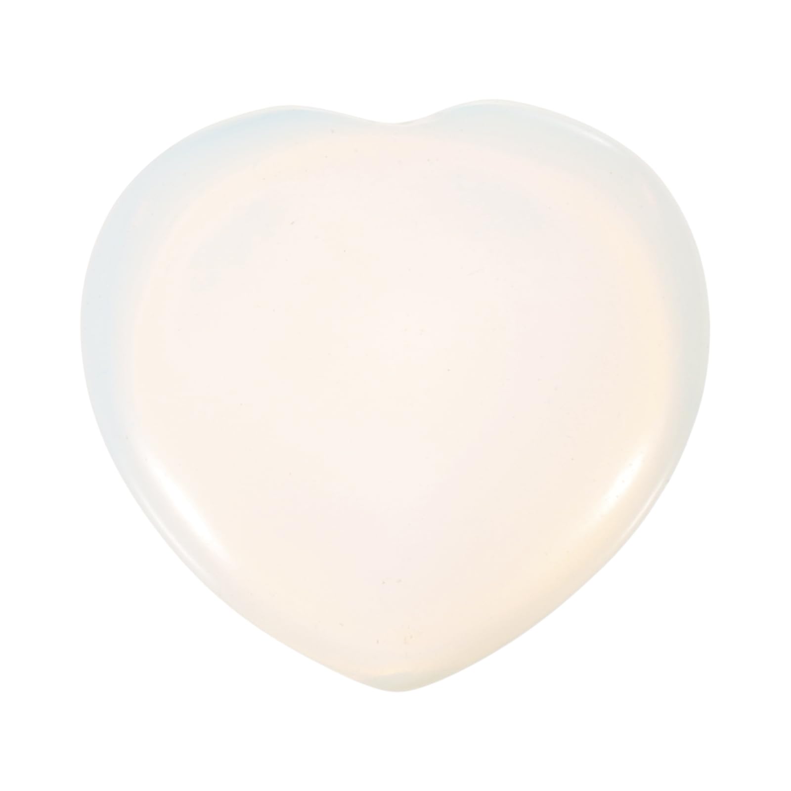 Pierre de souci pour l'anxiété en cristal blanc transparent de 3 cm