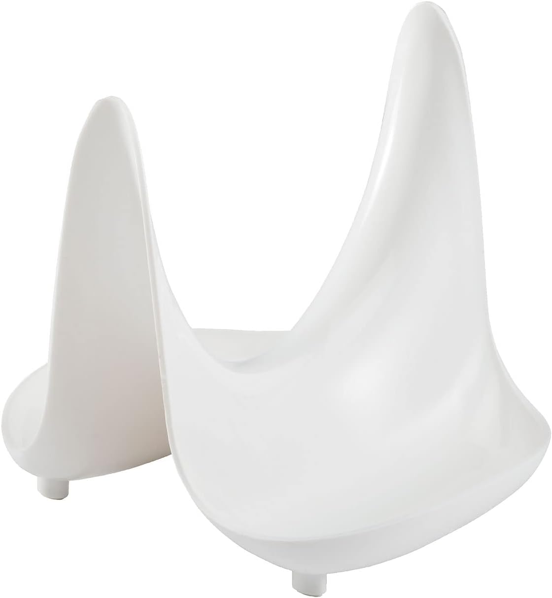 Hutzler Pot Lid Stand & Spoon Rest, White White one size