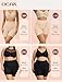 OEAK Tummy Control Shapewear for Women Seamless Girdle High Waisted Body Shaper Underwear Panty Smooth Under Dress Shapewear Nude Shorts S
